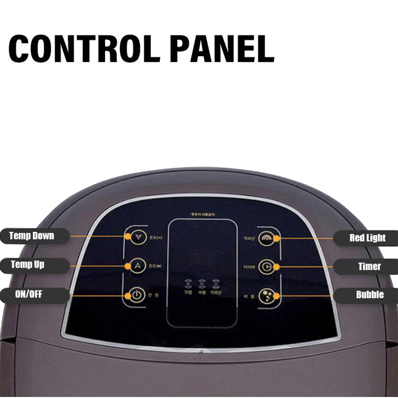 دستگاه ماساژور اتوماتیک حمام اسپا پا JD-618 با غلتک های ماساژور چرخشی